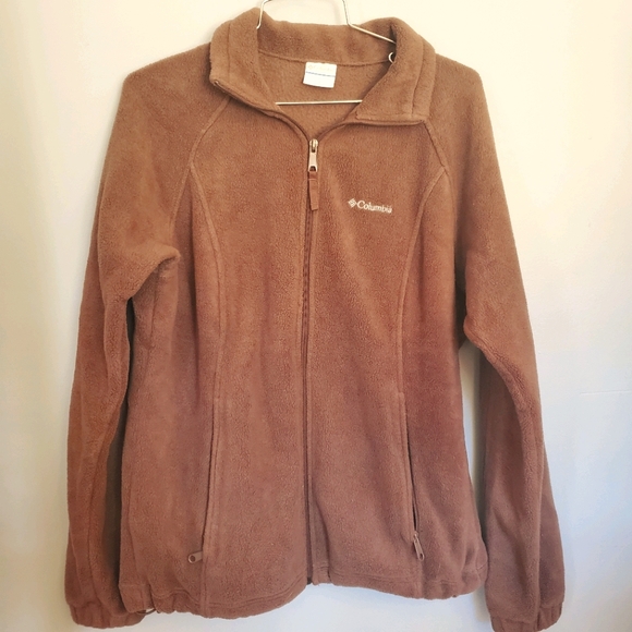 Columbia Brown Zip-up Jacket - Picture 1 of 5